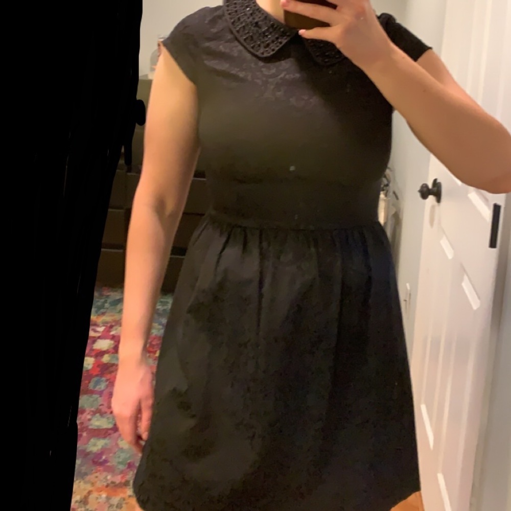 Kensie black paisley dress size M